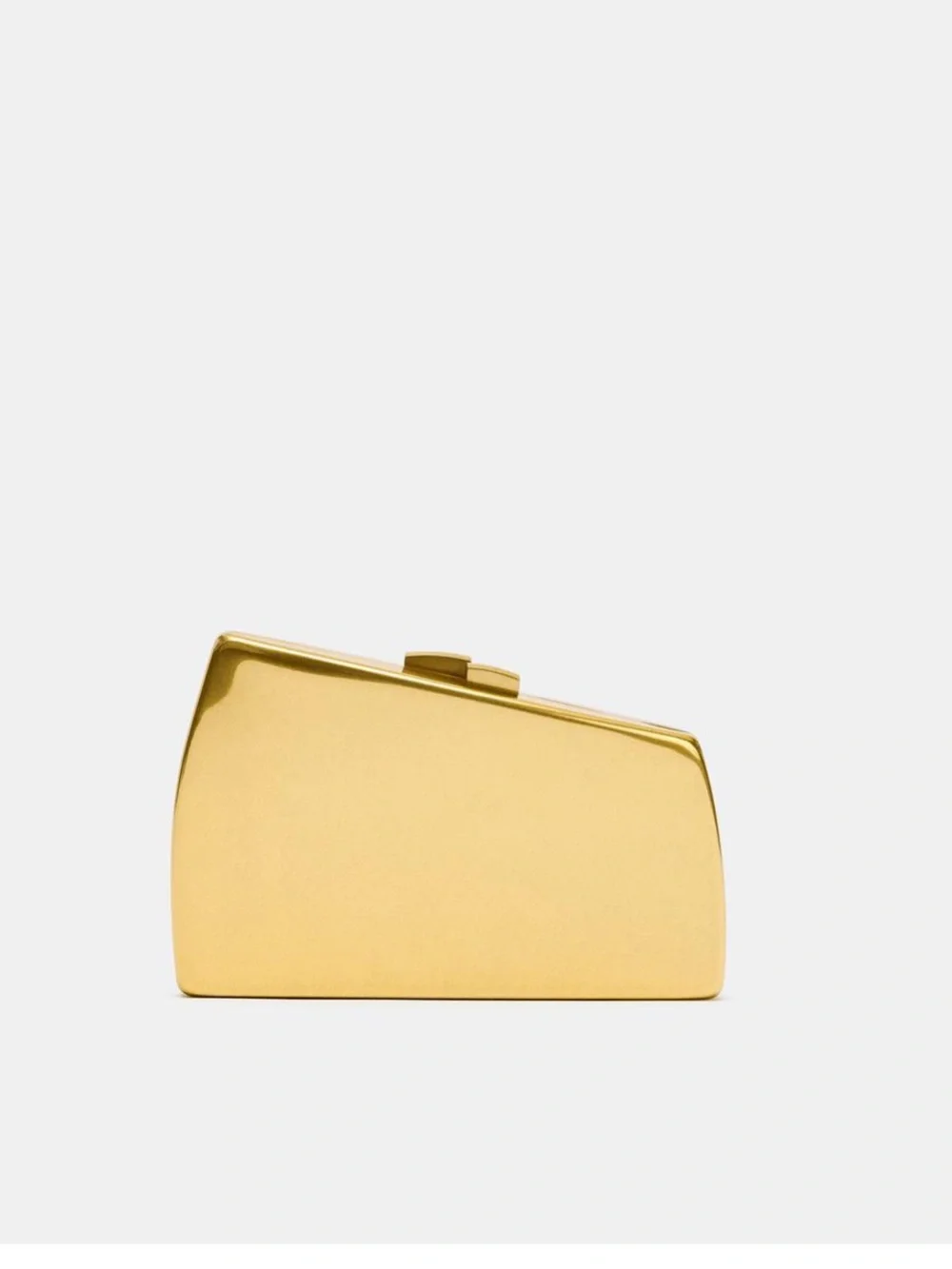 Zara Metal Clutch Bag